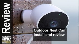 NEW NEST Cam Outdoor Security Camera Install, Setup and Review