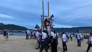 令和元年 庵治の船祭り 才田 だんじり(子供太鼓台) 江の浦 練り 2019/07/20(土)