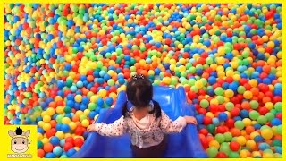 Indoor Playground Learn Colors Rainbow Slide for Children Toddlers Kids Play | MariAndKids Toys