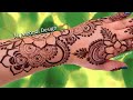 Super Elegant backhand Mehndi design l mehndi ka design l flower mehndi design l NJ mehndi design