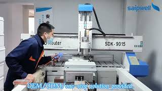 Saipwell CNC drilling for plastic box