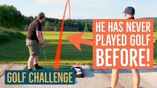 Playing golf for the first time - 10 minute lesson challenge