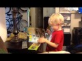 3-year-old mimics Ikea's BookBook ad