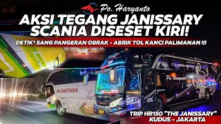 DENGKUL AUTO NYERI! AKSI MERCY JAHAT HR150 SESET KIRI SCANIA!🔥Trip Haryanto 150 \