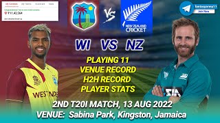WI vs NZ Dream11 Team | WI vs NZ Dream11 Prediction | WI vs NZ Dream11  | Match 2