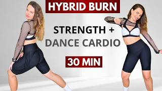 30 MIN FULL BODY FAT BURN | Fun Strength + Dance Cardio Workout at Home