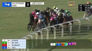 Gulfstream Park January 3, 2021 Race 9