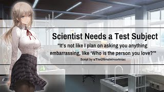 Scientist Crush Needs a Test Subject [F4A] [Audio RP] [Mutual Crush] [Crush to Lovers] [Confession]