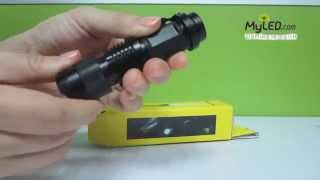 Cree Q5 220LM 3-Mode Zoom LED Flashlight - MyLED.com