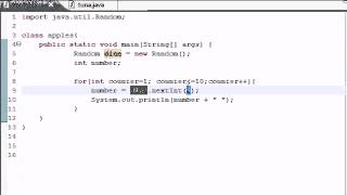 Java Programming Tutorial 26 Random Number Generator