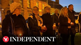 Donegal explosion: Mourners hold vigil in Castlefinn for victims of blast