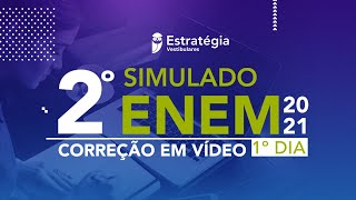 Correção do 2º Simulado ENEM 2021 - 1º Dia