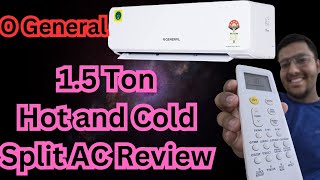 O General 1.5 Ton HOT \u0026 COLD Split AC Review | Best Air Conditioners 2024 #ac #trending #ogeneral