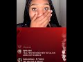 Tiahranelson Instagram Live - Girl sings M to the B in cursive