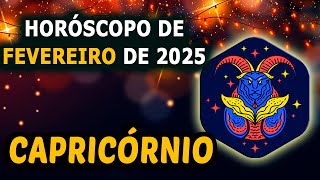 ♑HORÓSCOPO CAPRICÓRNIO: PREVISÕES DO MÊS DE FEVEREIRO 🙏𝐈𝐒𝐓𝐎 É 𝐈𝐍𝐂𝐑Í𝐕𝐄𝐋😁💲