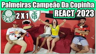 Reações Dos Rivais Palmeiras Campeão Da Copinha 2023 PALMEIRAS 2X1 AMÉRICA-MG COPA SÃO PAULO REACT