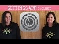 Apple iCloud Settings