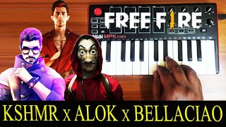 free fire x Kshmr x vale vale x Bella Ciao | Mix By Raj Bharath | DJ Alok | Money Heist