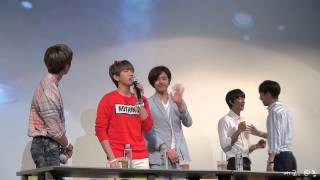 140816 B1A4 천안 팬싸인회 : 끝인사 + 퇴장