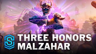 Three Honors Malzahar Skin Spotlight - League of Legends