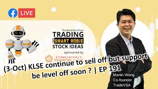 (3-Oct) Beginner Level | KLSE continue to sell off but support be level off soon ? | EP 191