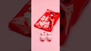 Lovely and fun piggy couple eat chocolate.#stopmotion #pig #eat #cute #shorts #fyp