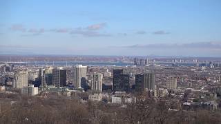 西山皇家山走一走，加拿大蒙特利尔生活记录 Driving Montreal ,Canada 2020.03.05