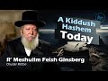 A Kiddush Hashem... Today | Rabbi Meshulim Feish Ginsberg, Chuster Rebbe