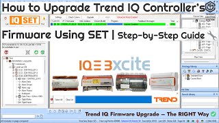 How to Upgrade Trend IQ Controller Firmware Using SET🔧 | Step-by-Step Guide⚡