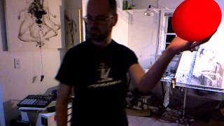 A Stupid Red Ball using Kinect & Processing