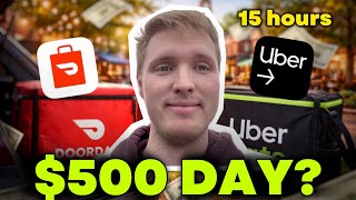 Is $500 Possible in One Day on DoorDash & Uber Eats?