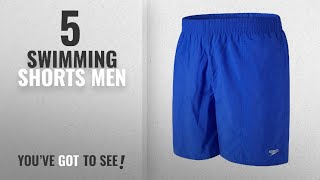 Top 10 Swimming Shorts Men [2018]: Speedo Men's Solid Leisure 16-Inch Watershorts