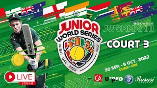 Junior World Series Court 3 | WICF | U-Pro Dubai | SA 17\u0026U vs SA A 17\u0026U