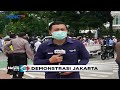 Situasi Terkini Demo Tolak UU Cipta Kerja di Kawasan Patung Kuda, Jakarta Pusat  - LIS 13/1