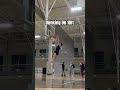 dunking on a low rim and dunking on 10ft shorts