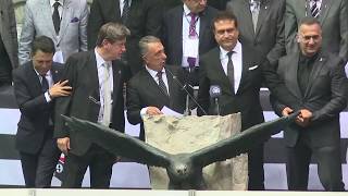 Beşiktaş başkanı Ahmet Nur Çebi: "Beşiktaş'ın şerefi, namusu, bir kuruşu bize emanet"