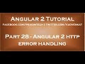 Angular 2 http error handling