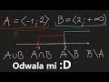 Przedziały Liczbowe Odc.2 - Działania Na Przedziałach + Zadania (Udostępnij na Grupce Klasowej)