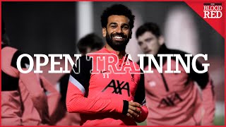 MO SALAH RETURNS | VIDEO | Liverpool Open Training | UEFA Champions League