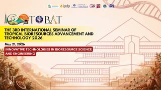 Parallel Session 2 Room 3 ISOTOBAT 2026 (Innovative Technologies in Bioresource Sc...) - 21 May 2026