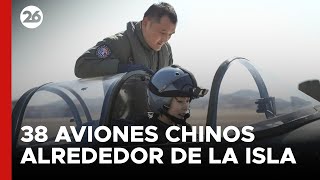 ASIA | Taiwán detectó 38 aviones chinos alrededor de la isla