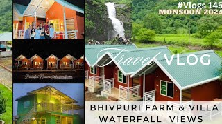 Hidden Gem: BHIVPURI FARM AND VILLA with Mountain \u0026 Waterfall Views 2024 || near #mumbai KARJAT