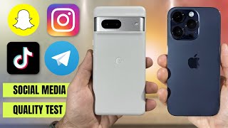 Pixel 7 vs iPhone 14 Pro Social Media Video Quality Test - New Winner?