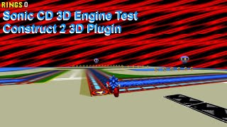 Construct 2 3D Plugin. Sonic CD 3D Engine Test