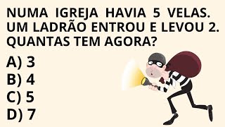 🔥2 QUESTÕES DE RACIOCÍNIO LÓGICO PARA DESTRAVAR SEU CÉREBRO🧠 NÍVEL 1