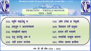 TPM/NTC Nepali service of songs  (334-343)