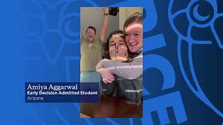 Future Owls celebrate Rice acceptance with joyful reactions