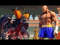 Blanka vs Sagat - Street Fighter V Champion Edition 4K Gameplay Video 2021. Fighting Game SFV SF5 5