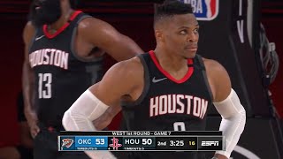 Houston Rockets vs OKC Thunder - GAME 7 - 1st Half | NBA Playoffs