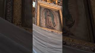 Visitando a La Virgen de Guadalupe en su día, agradecido por sentirme bendecido y protegido por ella